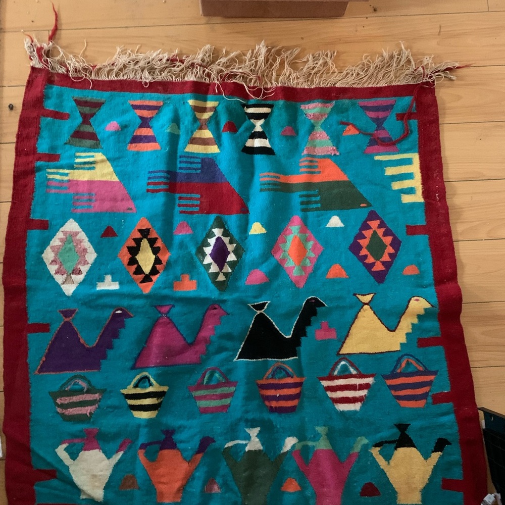 Handmade Prayer Rug from Morocco